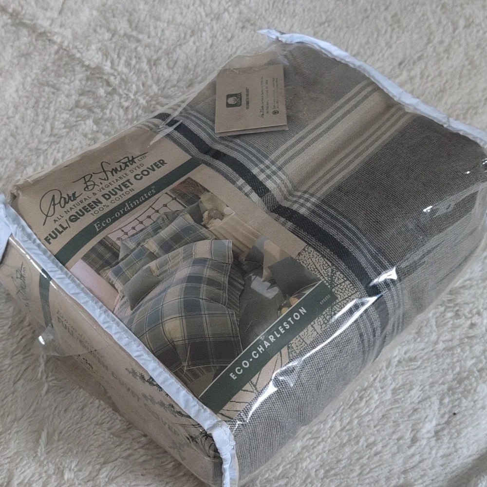 Park B. Smith Eco-Ordinates full/queen duvet cover new with tags